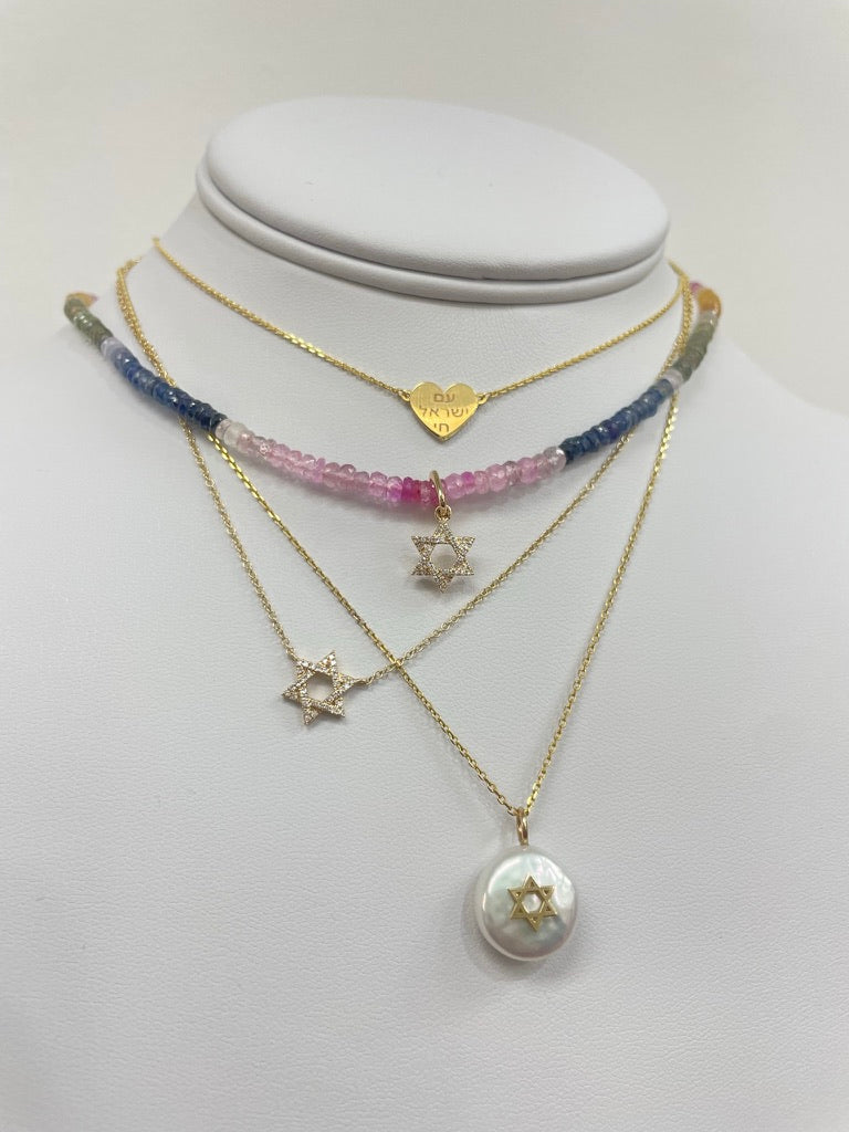 Diamond Attached Star of David
