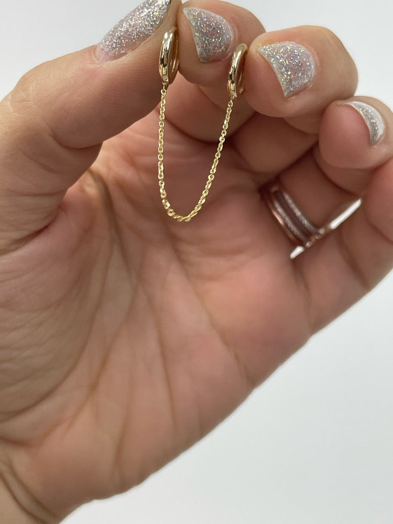 Double Chain Huggie