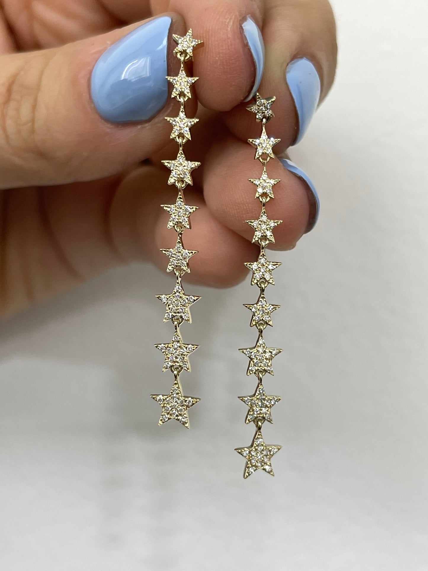 Shooting Star Diamond Earrings