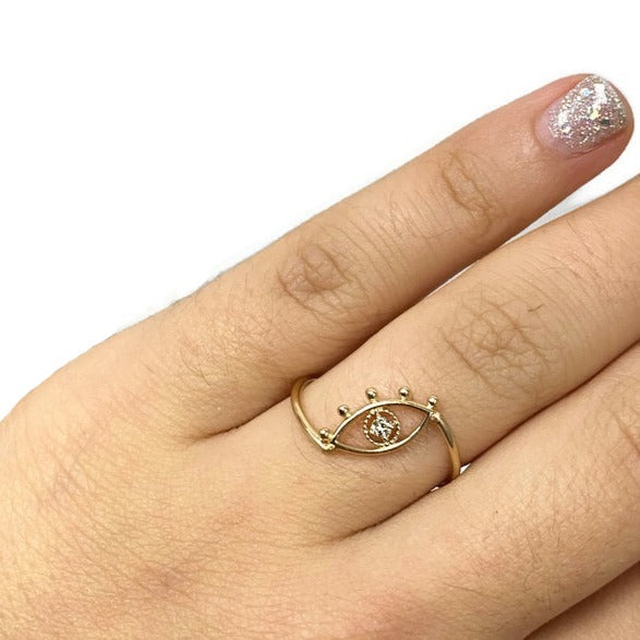 Diamond Eye Ring