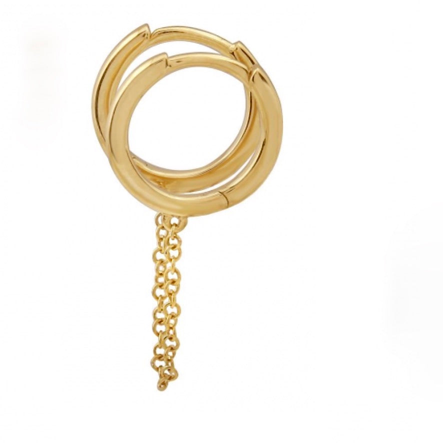 Double Chain Huggie