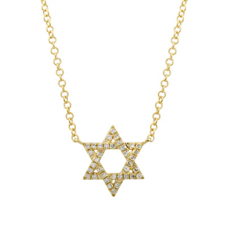 Diamond Attached Star of David