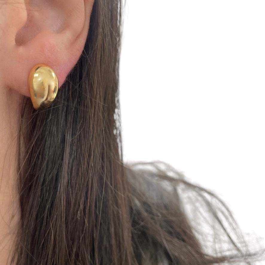 14k Gold Bubble Earrings