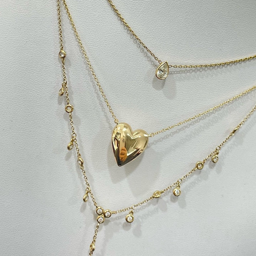 Bubble Heart Necklace