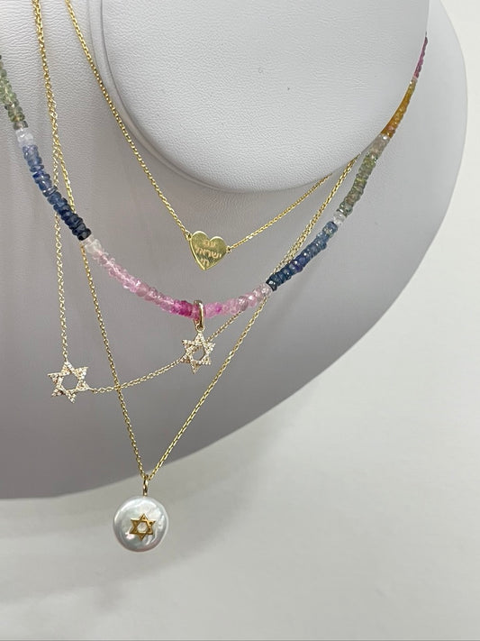 Diamond Attached Star of David