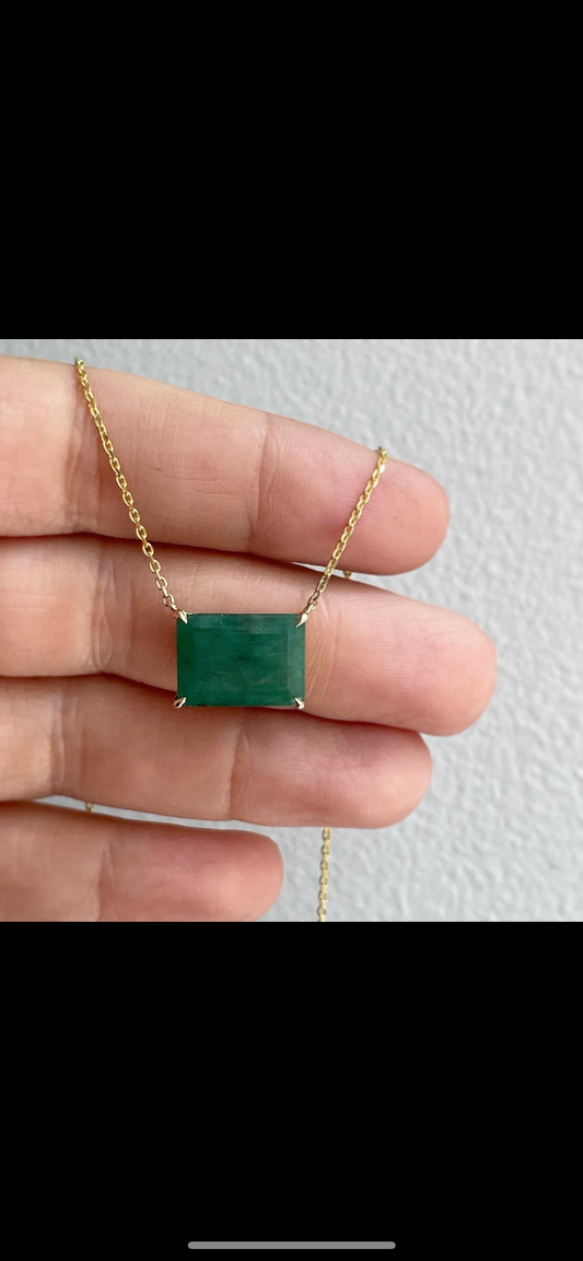 Large Emerald Pendant