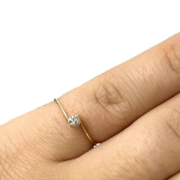 White Diamond Cache Ring