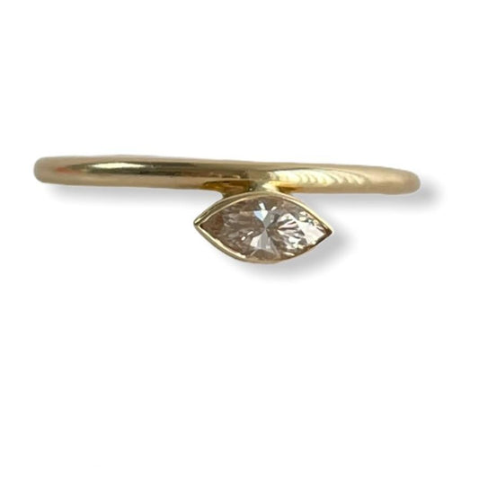 Floating marquise Diamond Ring