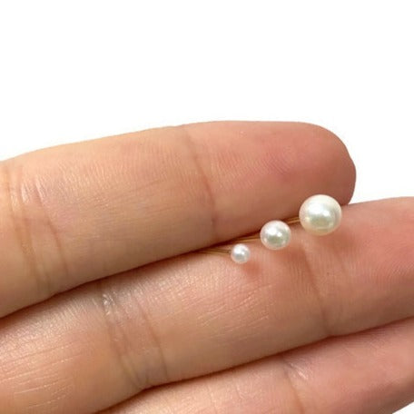 3.5mm Mini Akoya Pearl Earrings