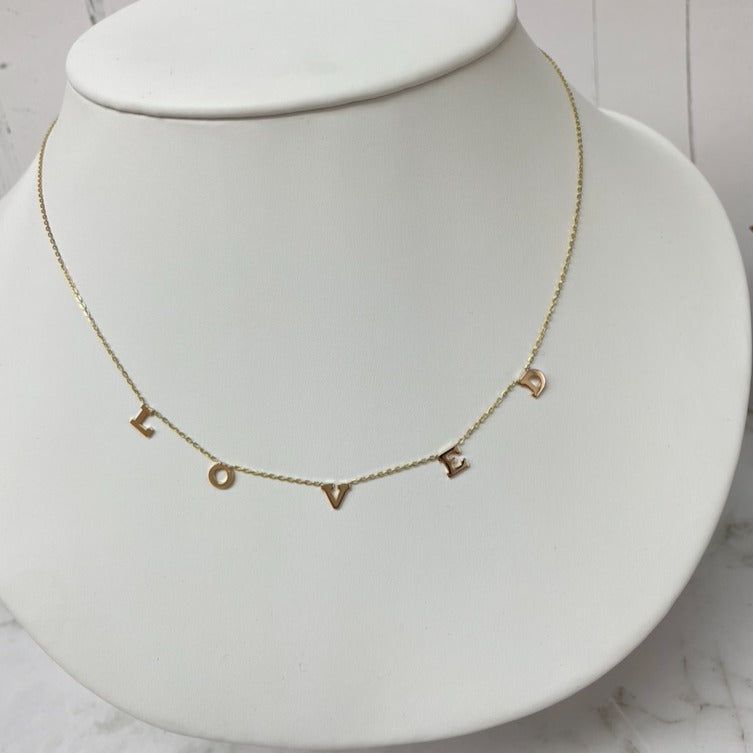 LOVED 14k Necklace