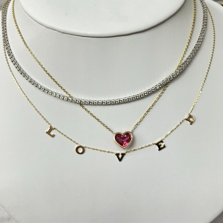 LOVED 14k Necklace