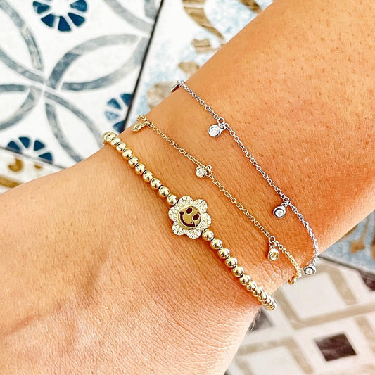 Shaker Bezel Diamond Bracelet