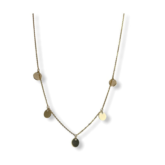 Gold Drip Disc Choker