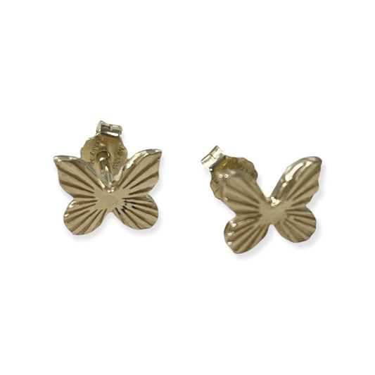 Butterfly Studs 14k