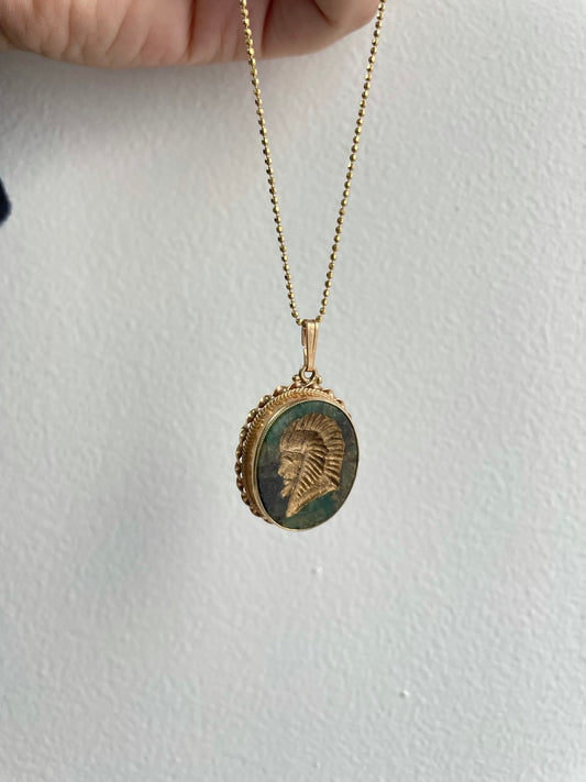 Carved Australian Black Opal