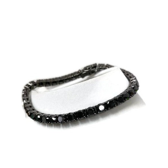 Black Diamond Rhodium Tennis Bracelet