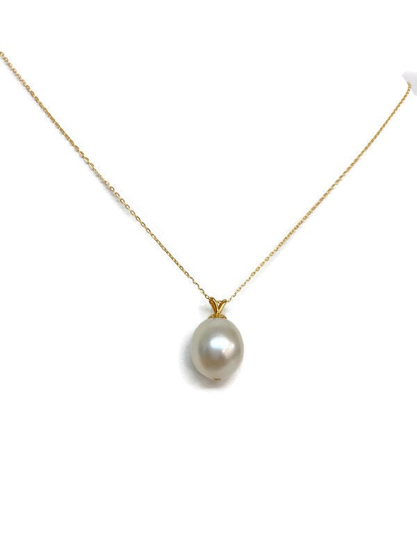 Champagne Oval South Sea Pearl Pendant