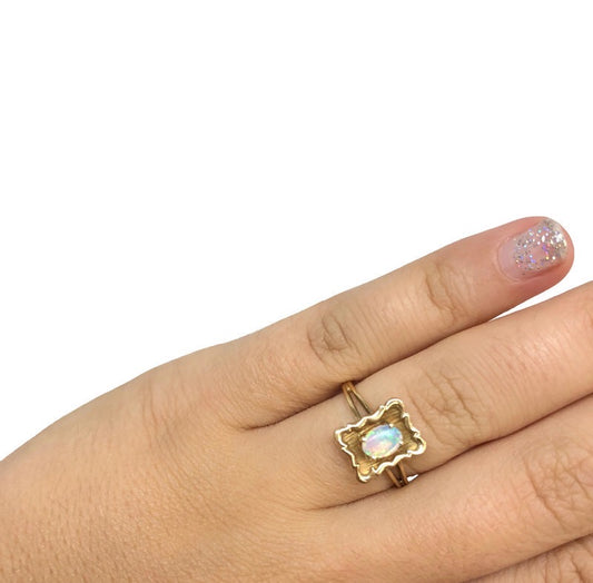 Oval Opal Vintage Ring