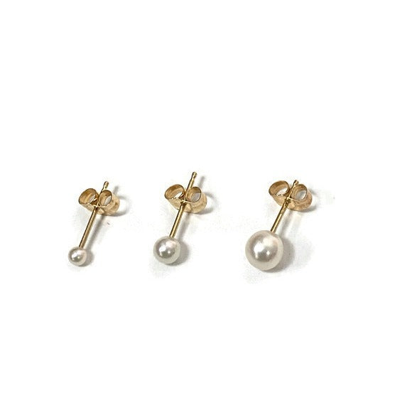 3.5mm Mini Akoya Pearl Earrings