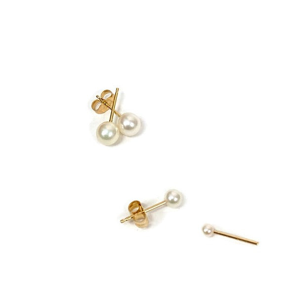 2.5mm Mini Akoya Pearl Earrings