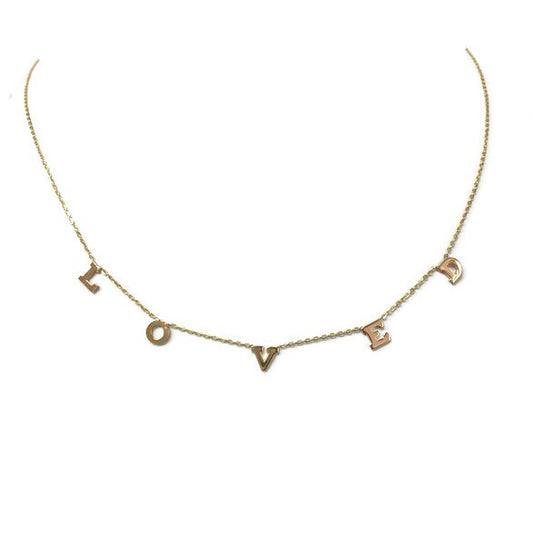 LOVED 14k Necklace